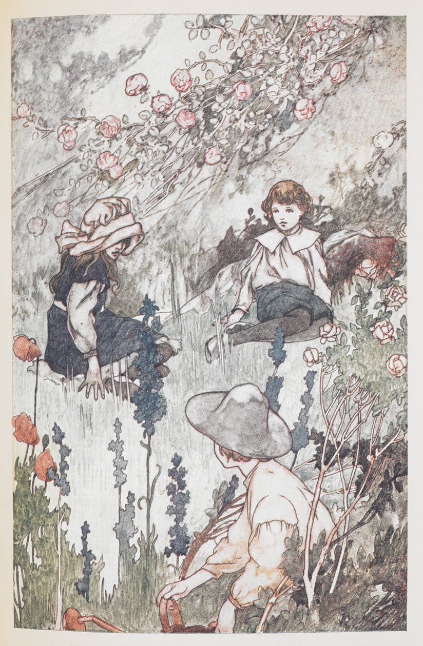 I bambini nel giardino segreto: Mary Lennox, Colin Craven e Dickon Sowerby da Charles Robinson