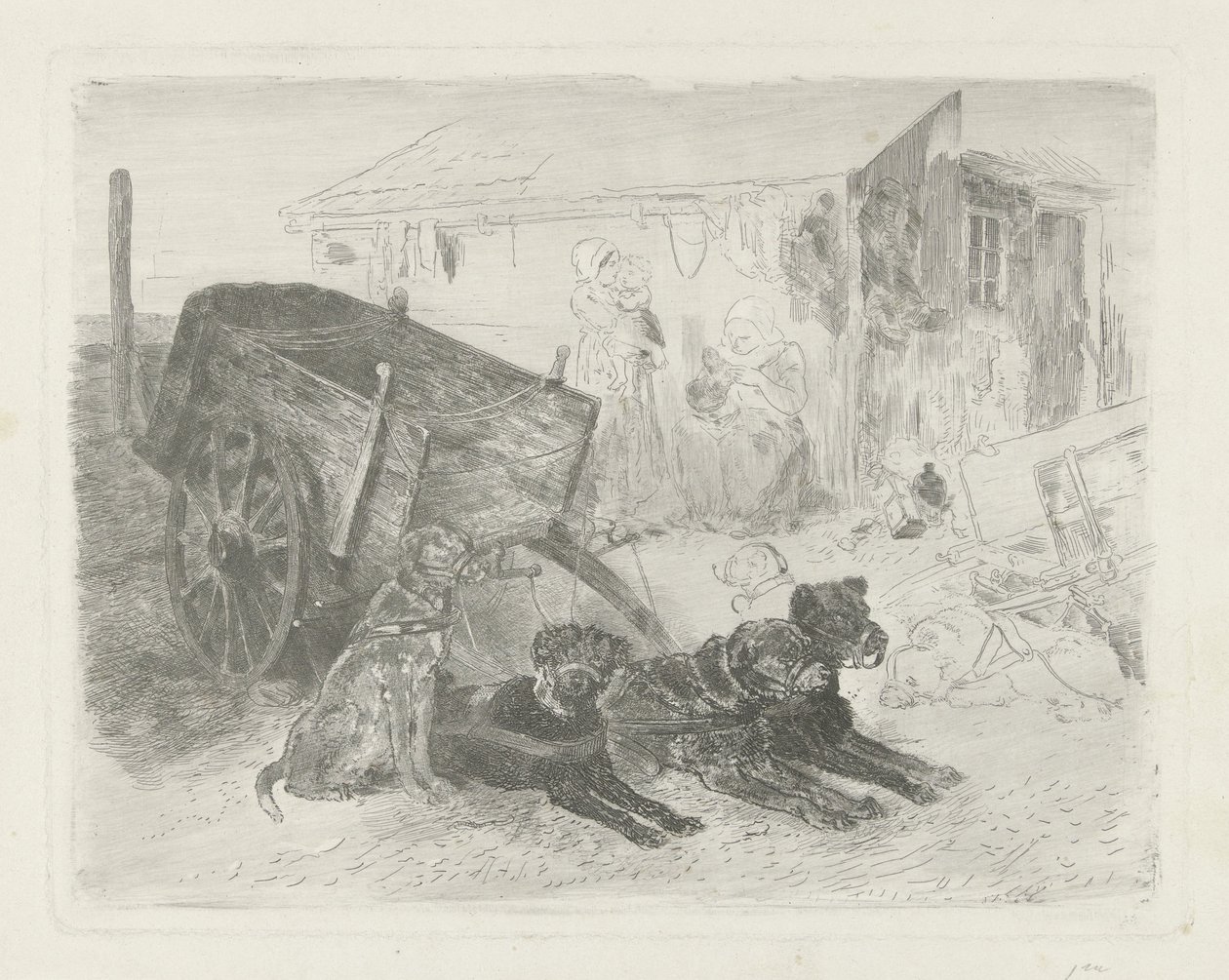 Il carretto dei cani da Charles Rochussen