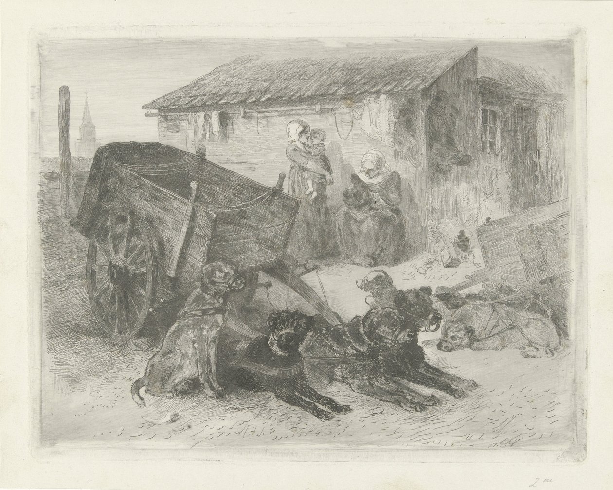 Il carretto dei cani da Charles Rochussen