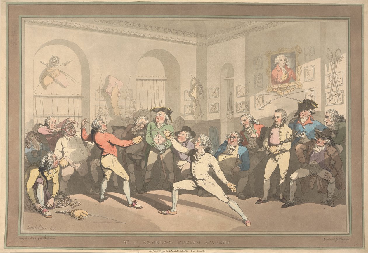 Accademia di scherma del Sig. H. Angelo da Charles Rosenberg