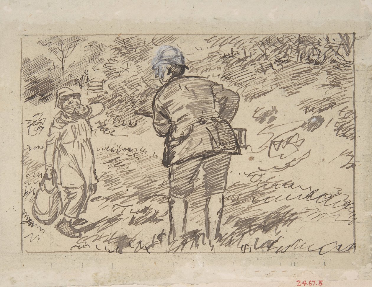 Un rimprovero, 1870-1891 da Charles Samuel Keene