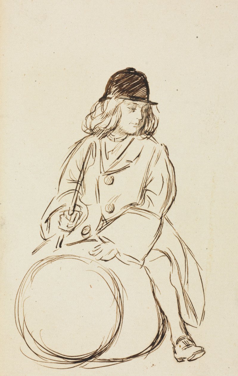 Ritratto di Piccolo Corbauld da Charles Samuel Keene