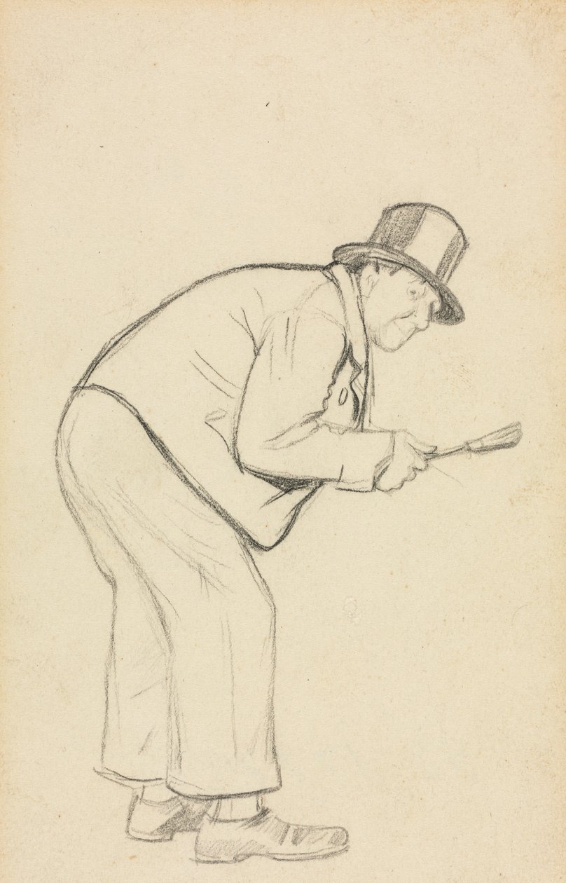 Studio per "Un Misogino" da Charles Samuel Keene