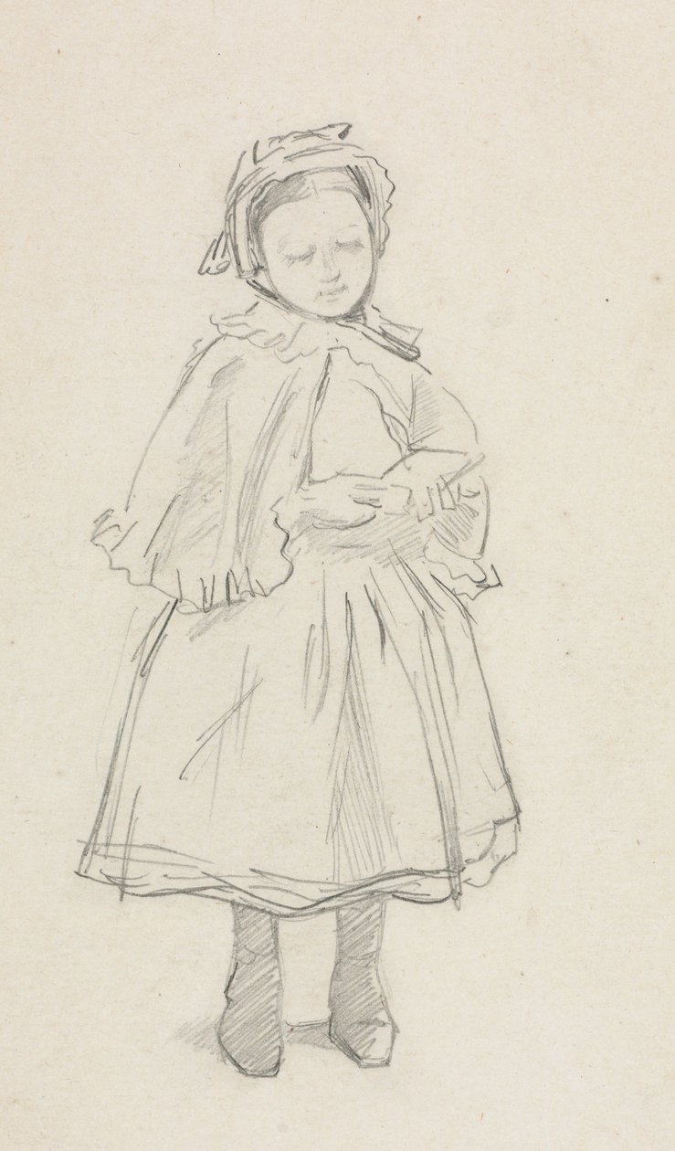 Studio per una bambina da Charles Samuel Keene