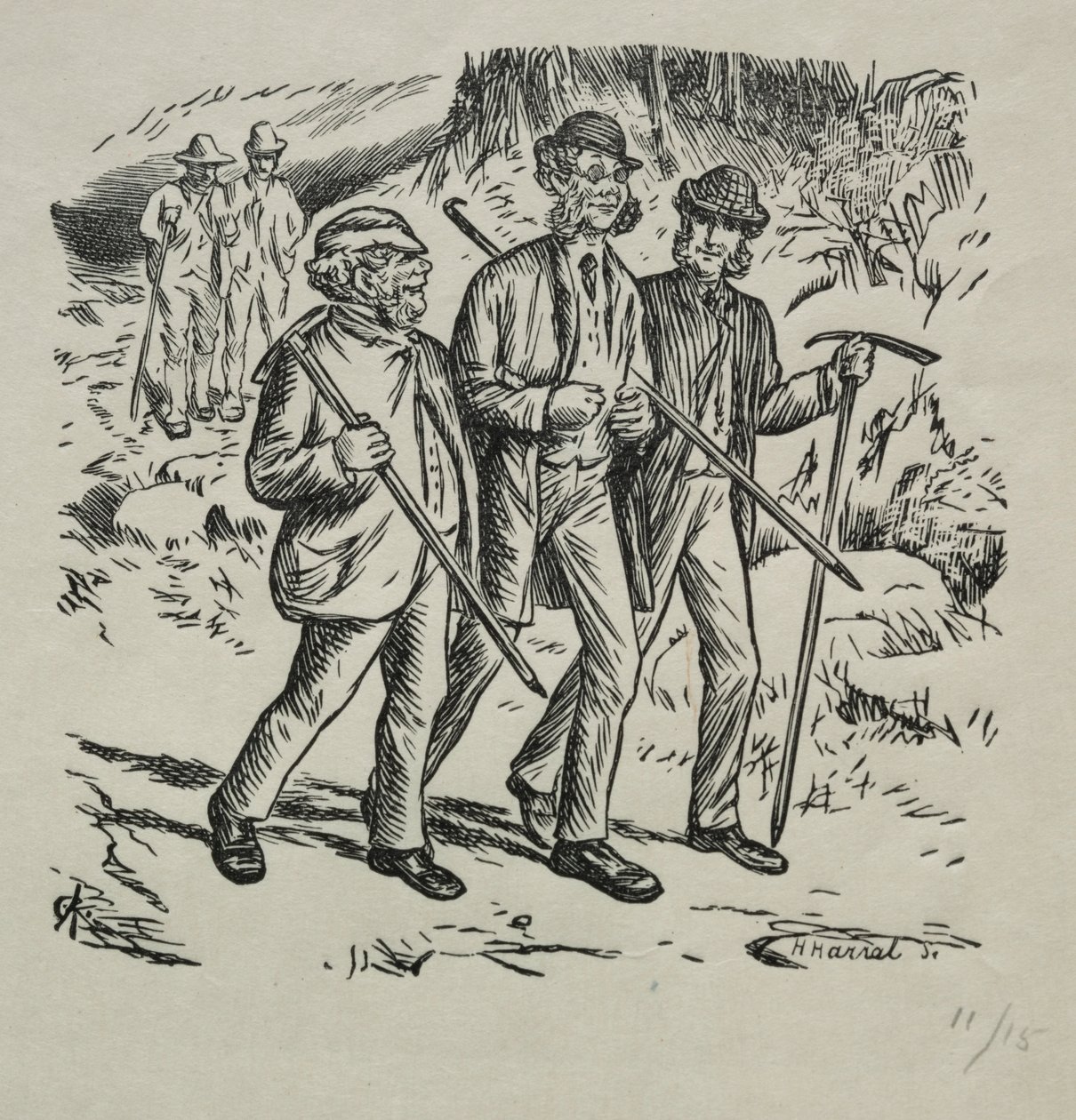 I tre nomi, 1869 da Charles Samuel Keene