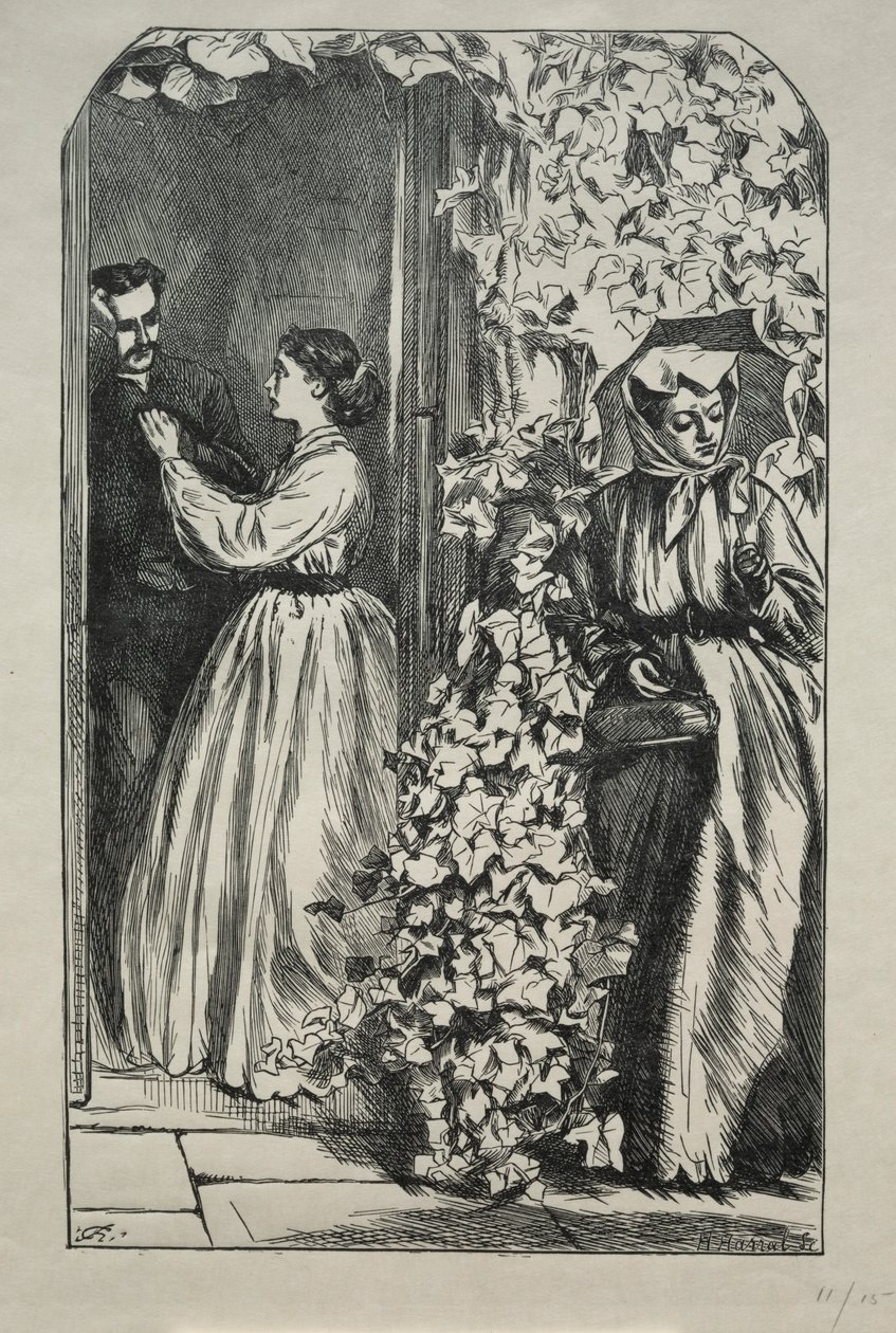 Cosa è successo uccidendo un ricco zio a Natale, 1865 da Charles Samuel Keene