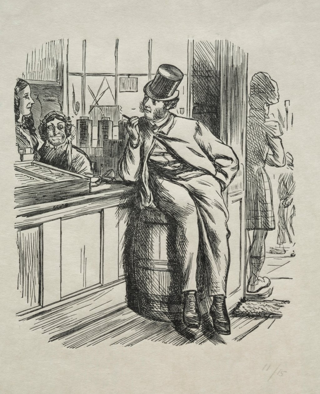Cosa è successo uccidendo uno zio ricco a Natale, 1865 da Charles Samuel Keene