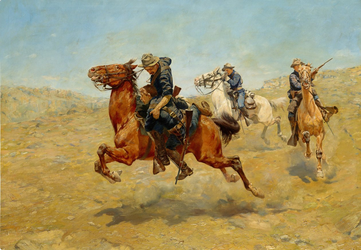 Il Mio Compagno di Cuccetta, finito 1899 da Charles Schreyvogel