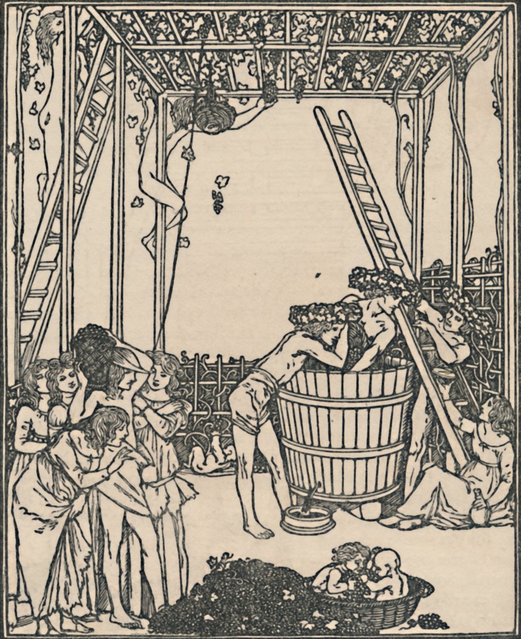 La vendemmia, 1919 da Charles Shannon