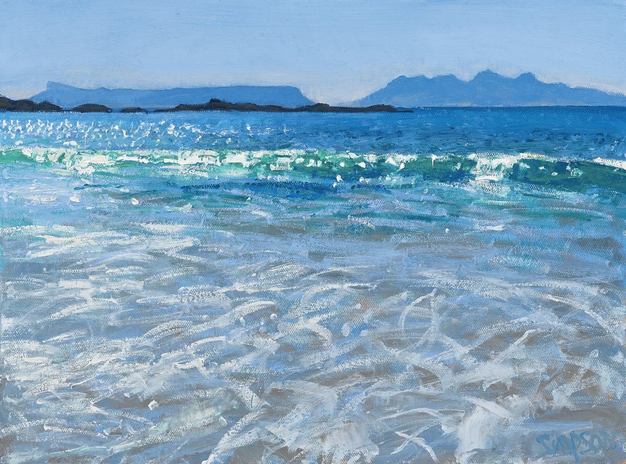 Giorno di aprile, 2014 (olio su tela) da Charles Simpson