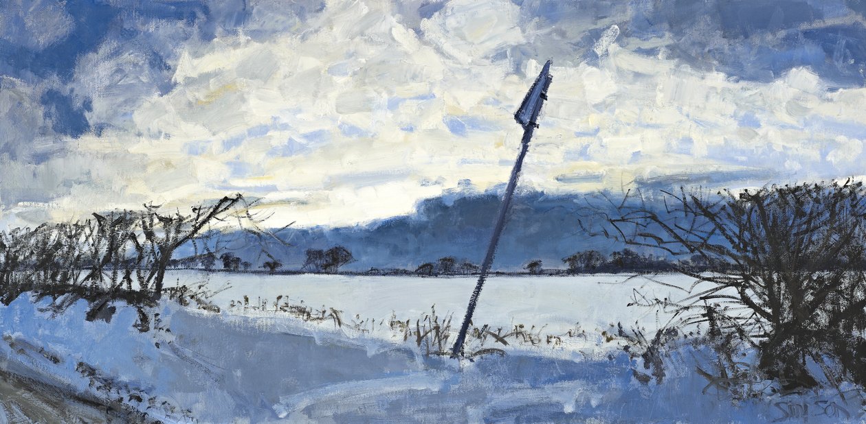 Pomeriggio di dicembre, 2011 (olio su tela) da Charles Simpson