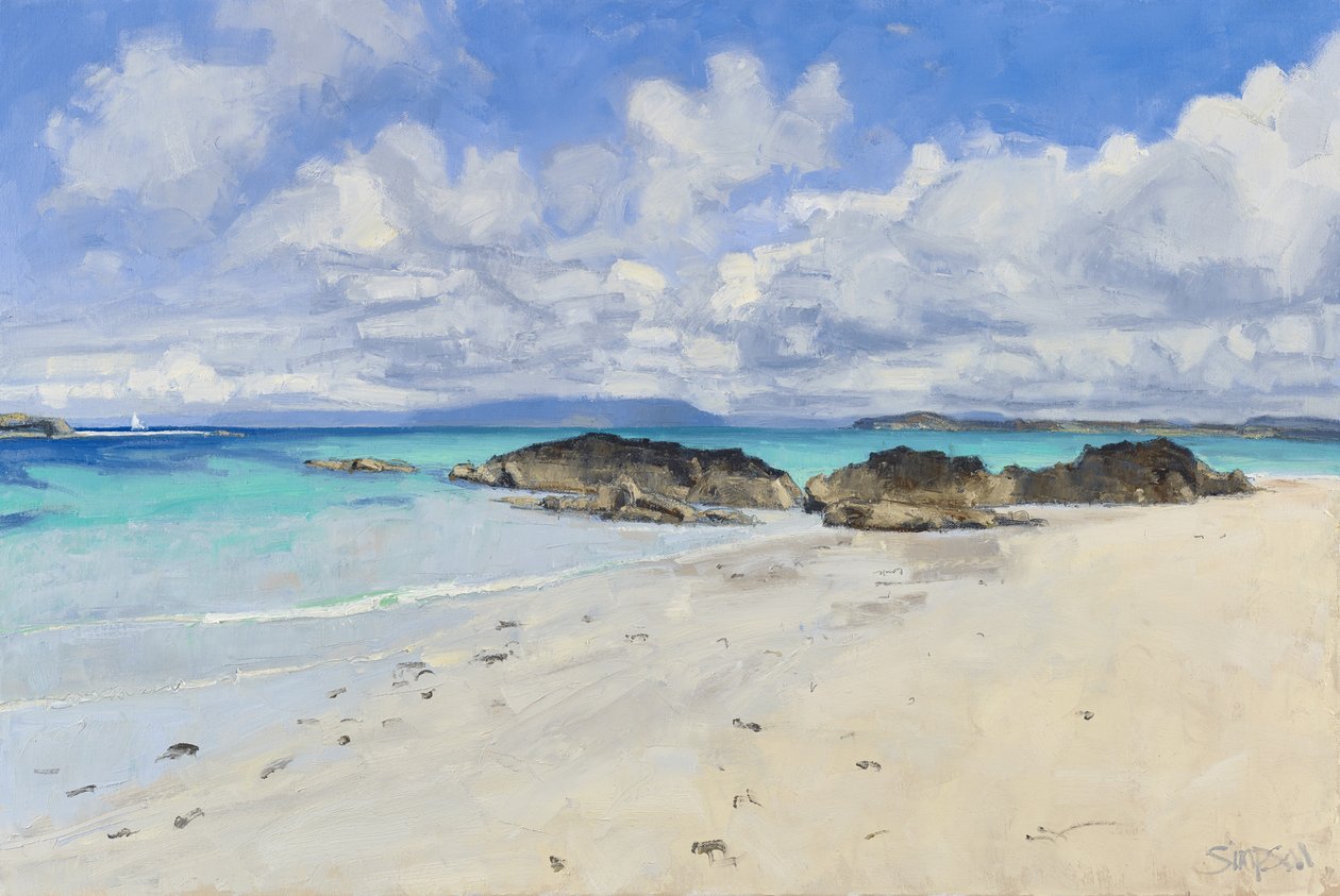 Estate di Iona (Il dito), 2015 (olio su tela) da Charles Simpson