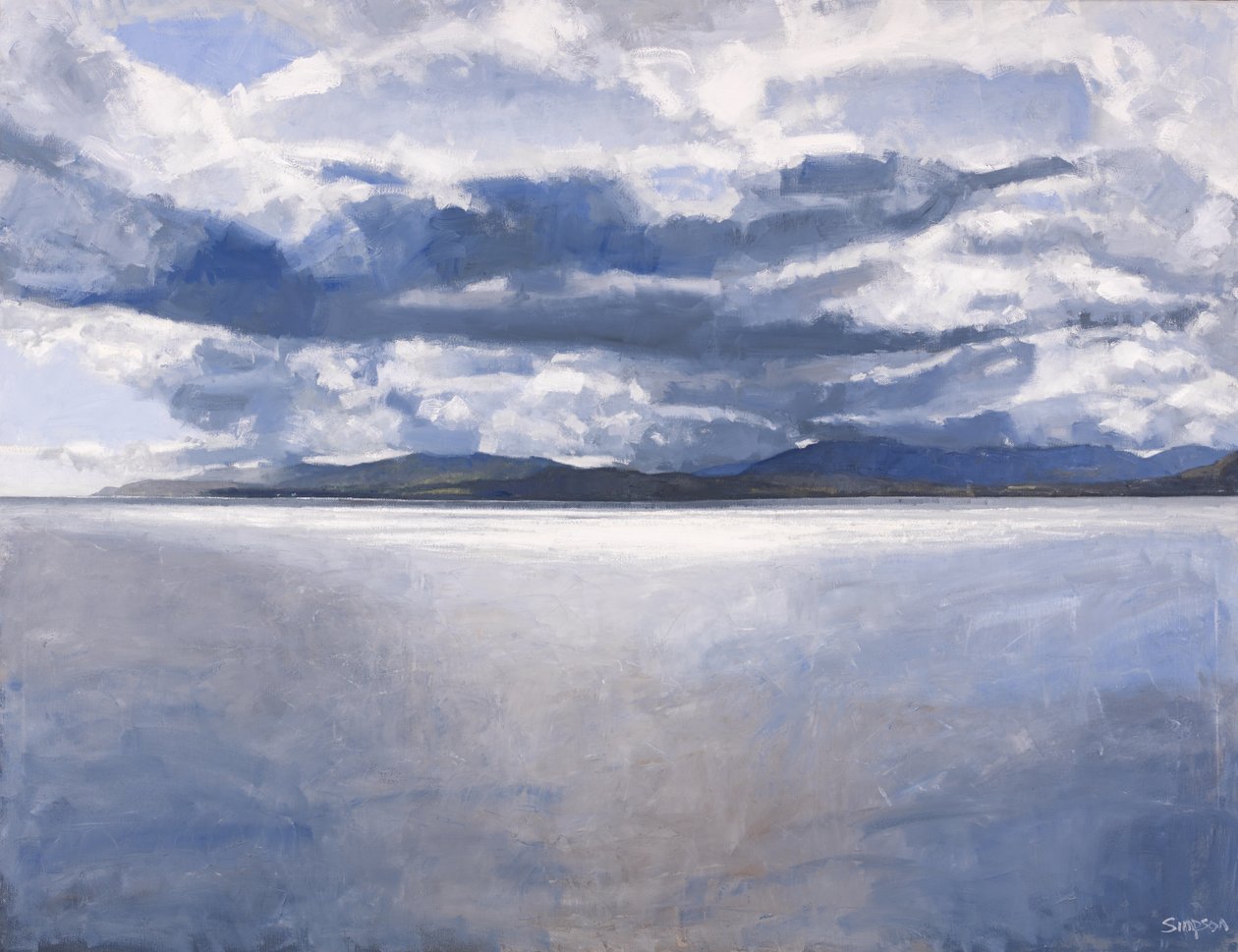 Isola di Mull, 2017 (olio su tela) da Charles Simpson