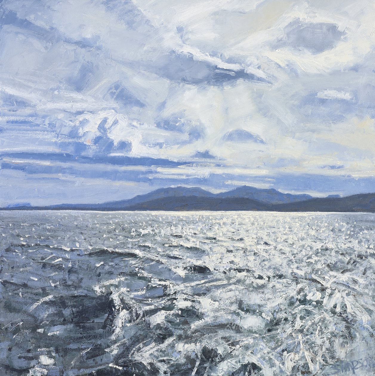Lasciare Barra, 2013 (olio su tela) da Charles Simpson