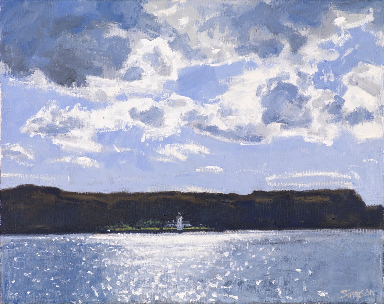 Faro, 2017 (olio su tela) da Charles Simpson