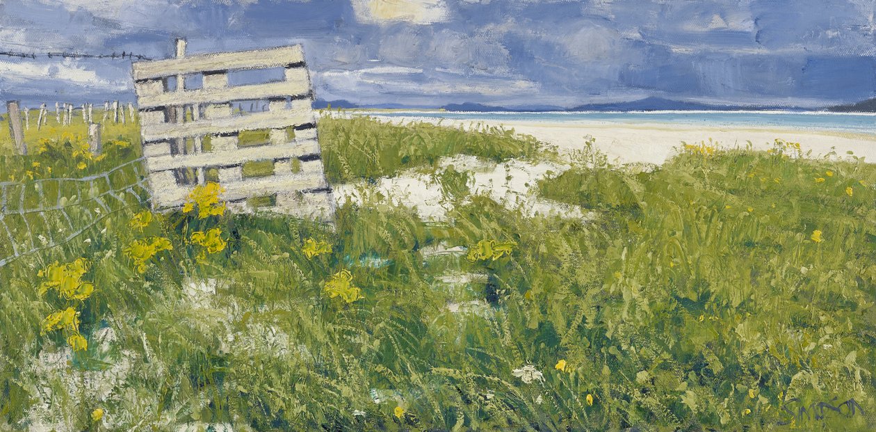 Erbe di North Uist, 2013 (olio su tela) da Charles Simpson