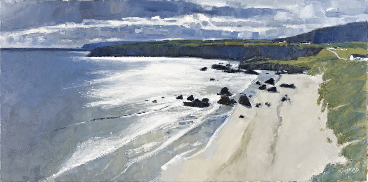 Sango Bay, 2011 (olio su tela) da Charles Simpson