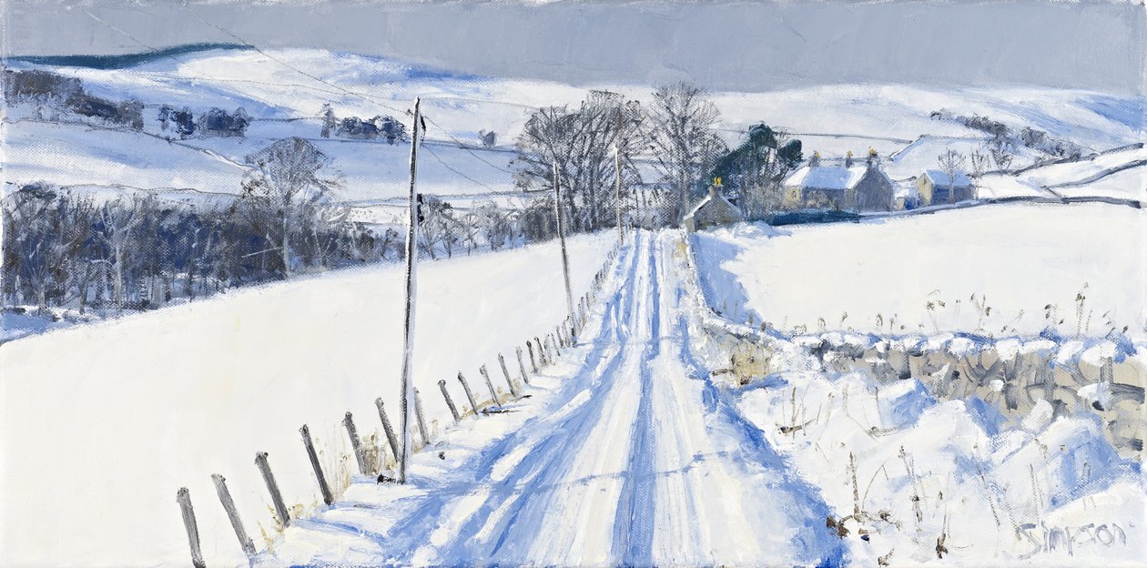 Neve, Newhall, 2010 (olio su tela) da Charles Simpson