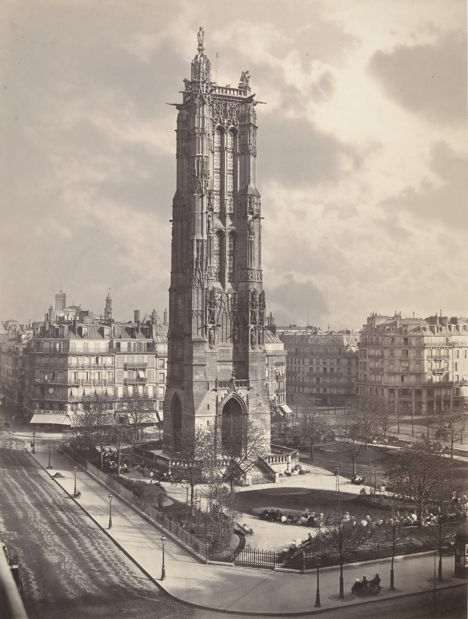 La Tour St. Jacques La Boucherie a Parigi da Charles Soulier