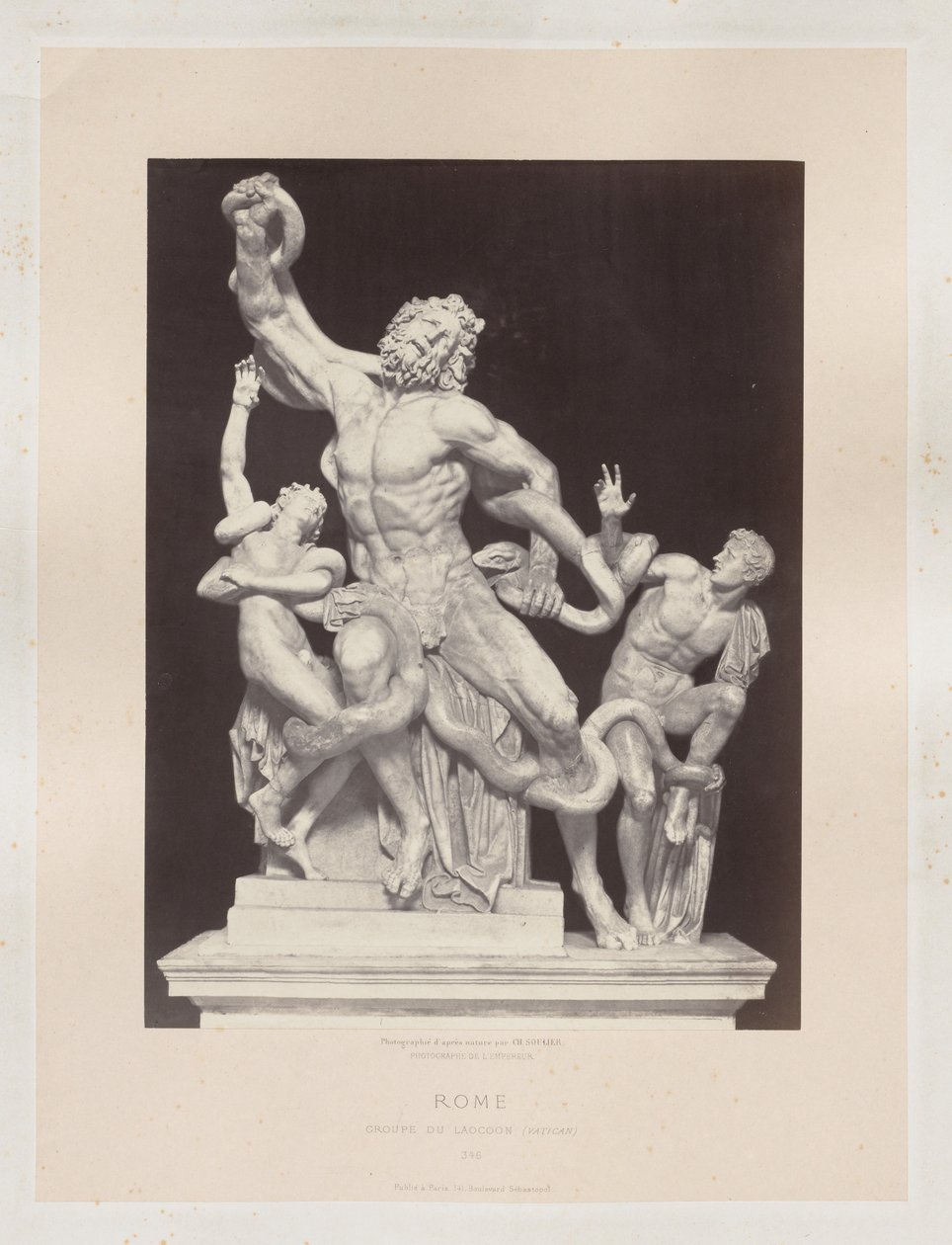Roma: Gruppo Laocoonte (Vaticano) da Charles Soulier