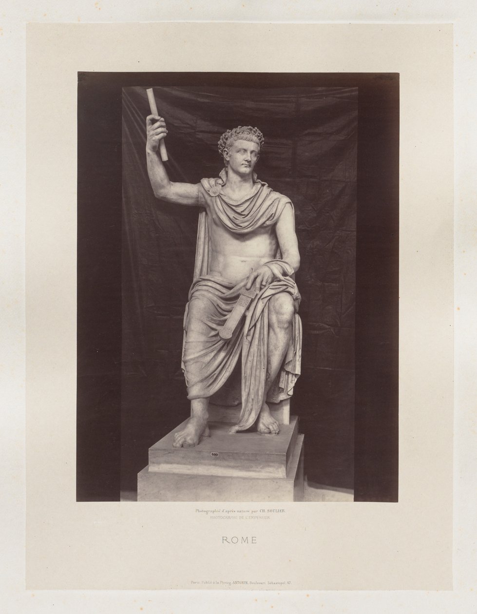 Statue de Tibere, Vatican da Charles Soulier