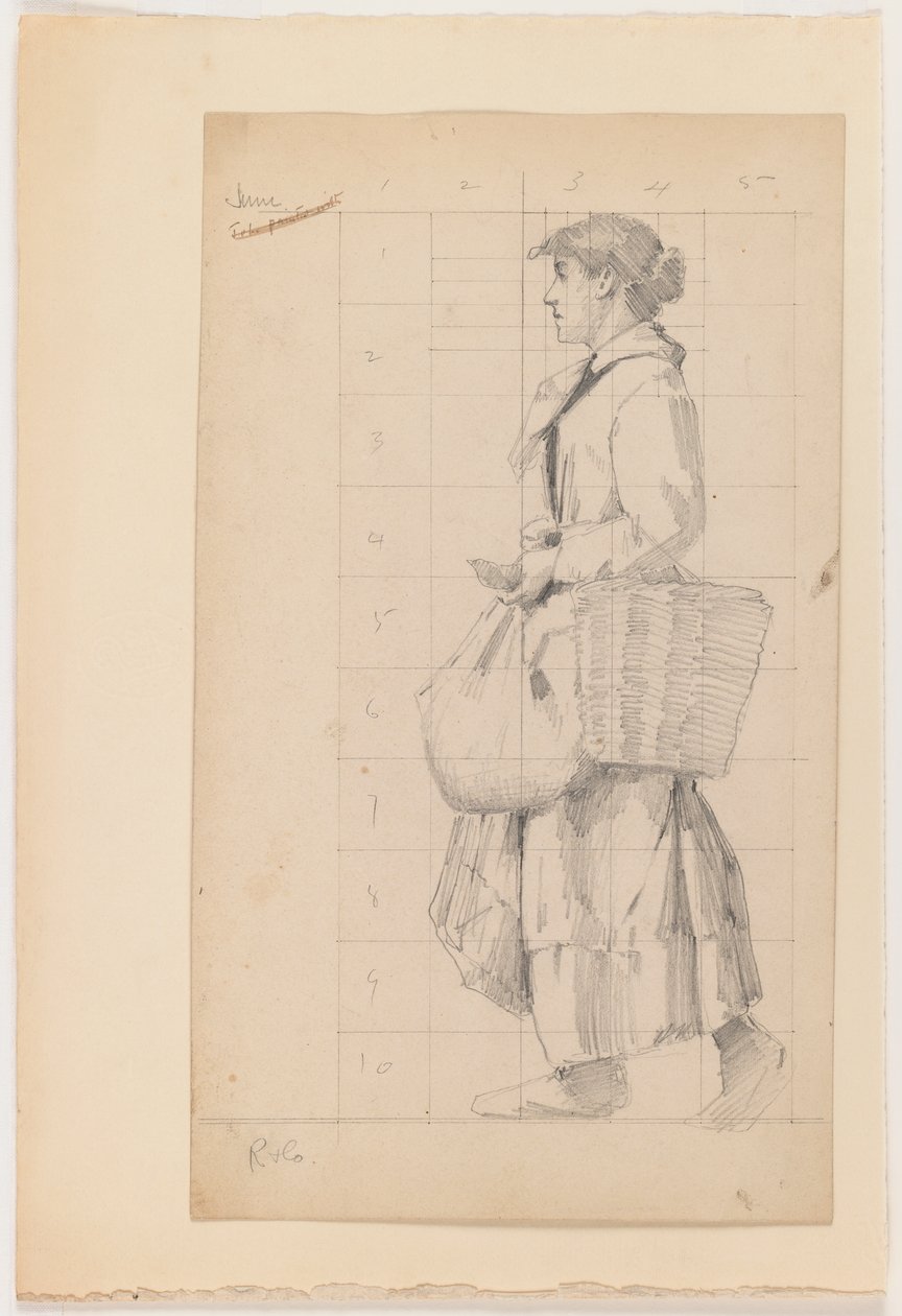 Contadina francese da Charles Sprague Pearce