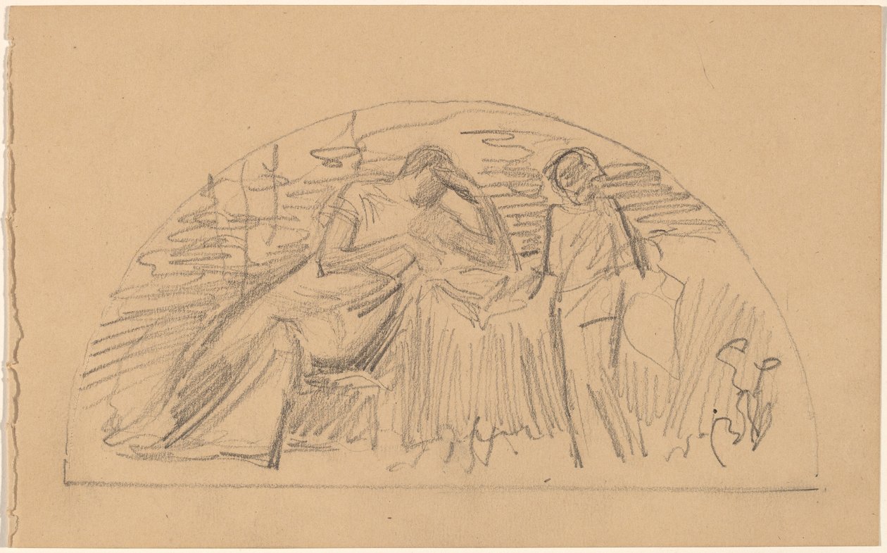 Studio per una lunetta da Charles Sprague Pearce