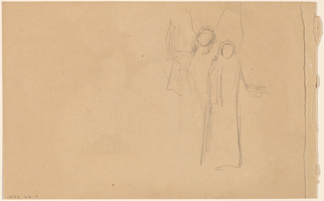 Studio di figure [verso] da Charles Sprague Pearce