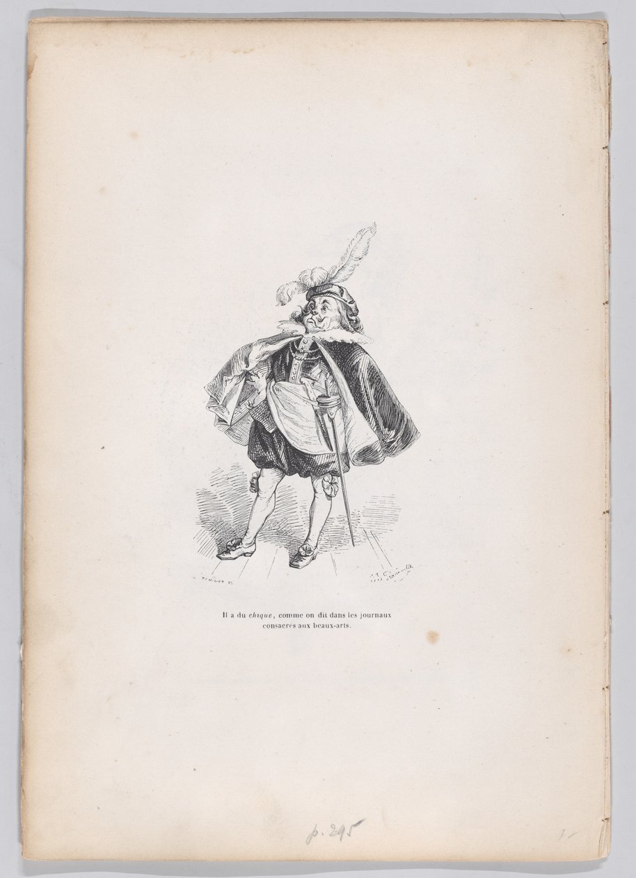 Li ha ciascuno di loro, come si dice nei giornali dedicati alle belle arti da Scen..., ca. 1837-47 da Charles Tamisier