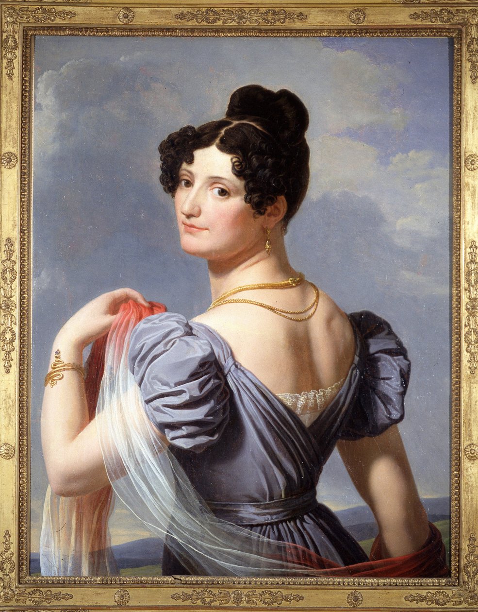 Ritratto di Anne Boutet, conosciuta come Mademoiselle Mars (1779 - 1847), attrice francese. Dipinto di Charles Thévenin, esposto per la prima volta all