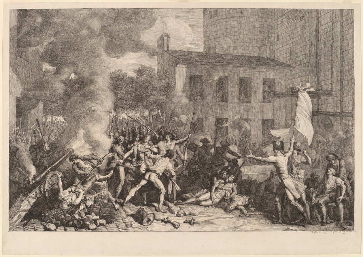 Presa della Bastiglia, il 14 luglio 1789 da Charles Thevenin