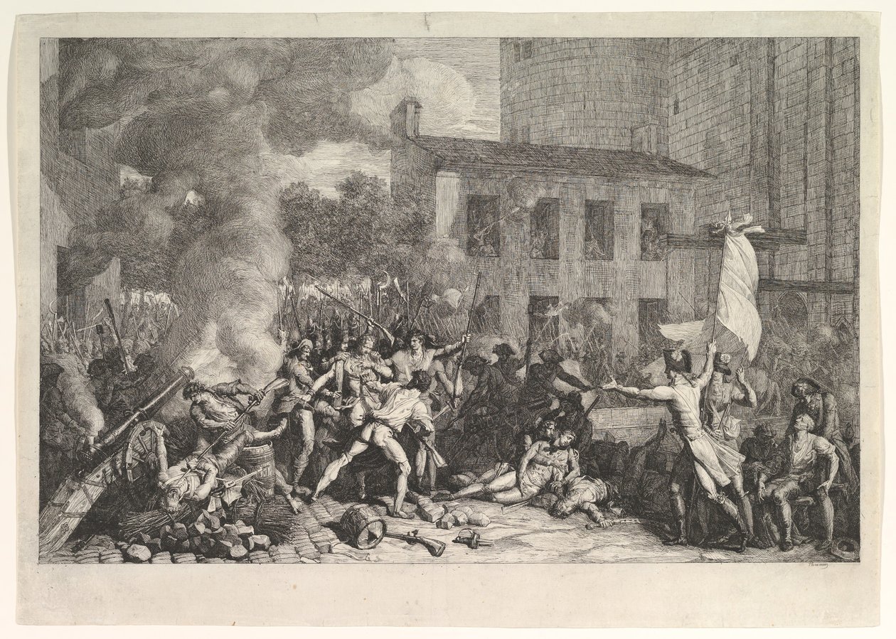 La Presa della Bastiglia il 14 luglio 1789 da Charles Thevenin