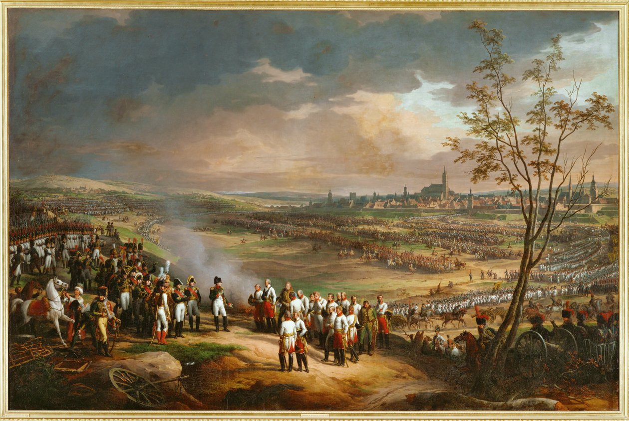 La resa di Ulm, Germania... (dipinto su tela) da Charles Thevenin