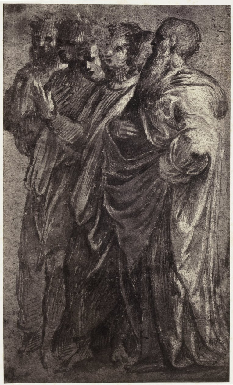 Fotoreproduzione di un disegno di Raffaello, sei saggi da Charles Thurston Thompson