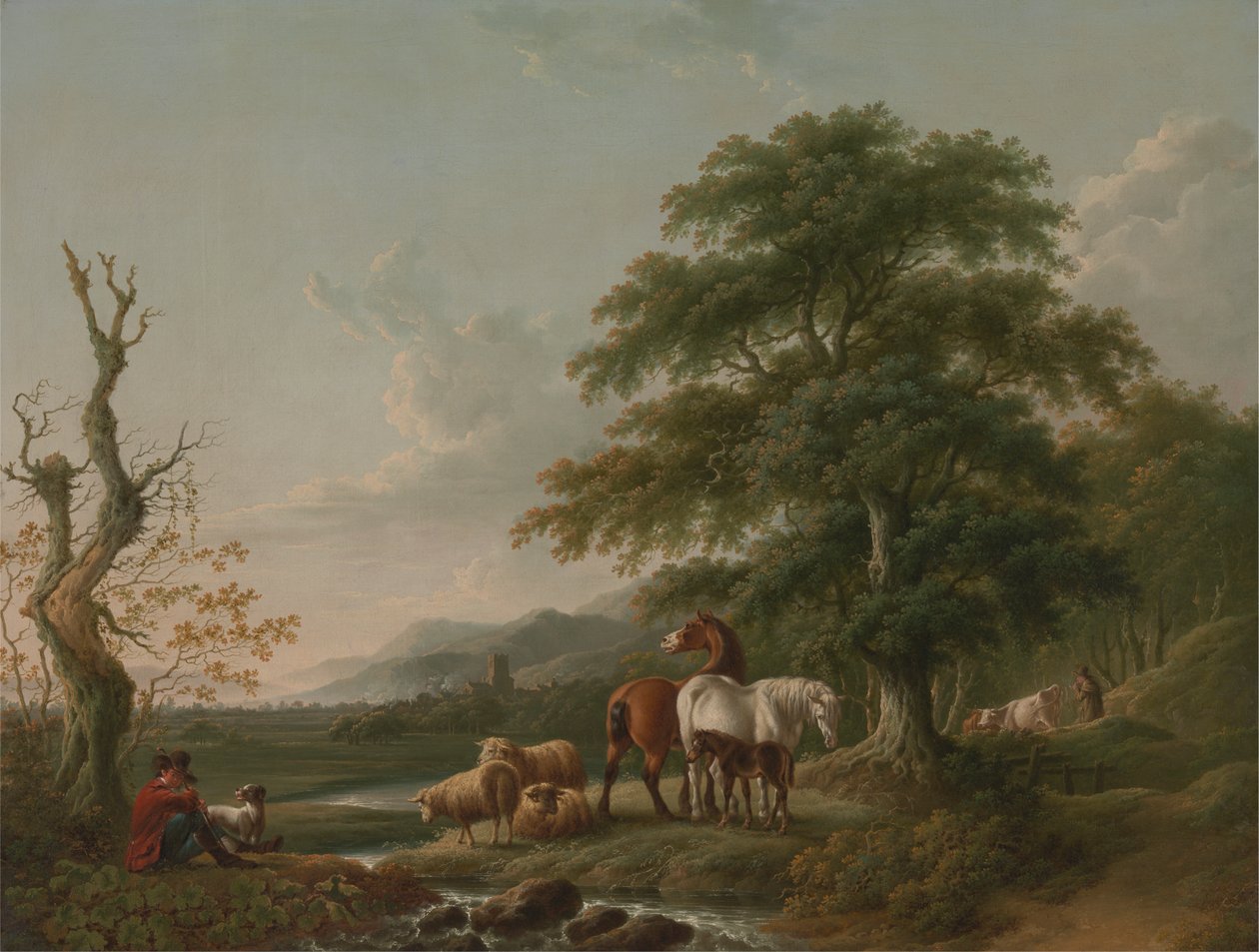 Paesaggio con pastore da Charles Towne