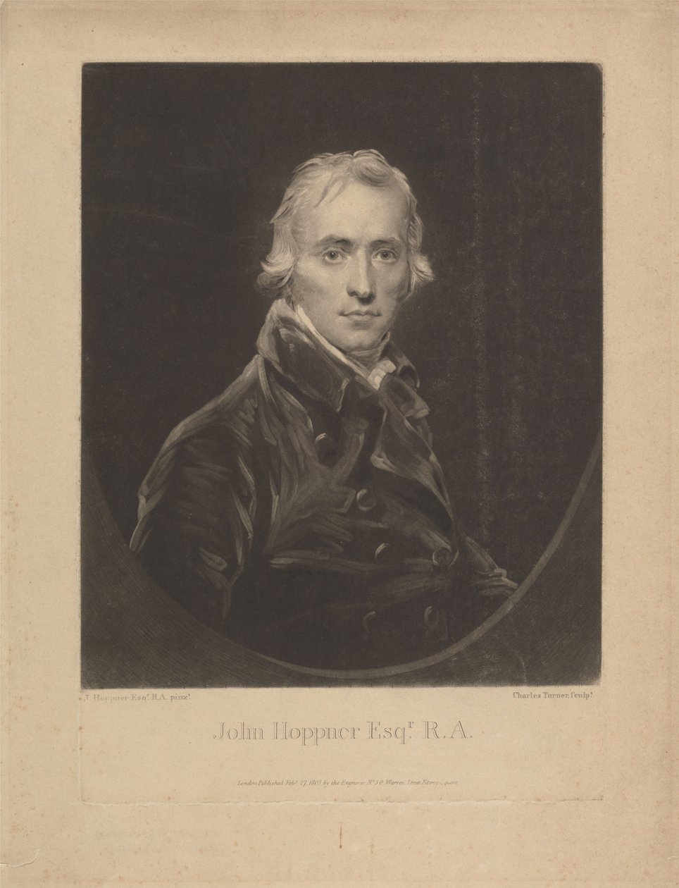 John Hoppner da Charles Turner