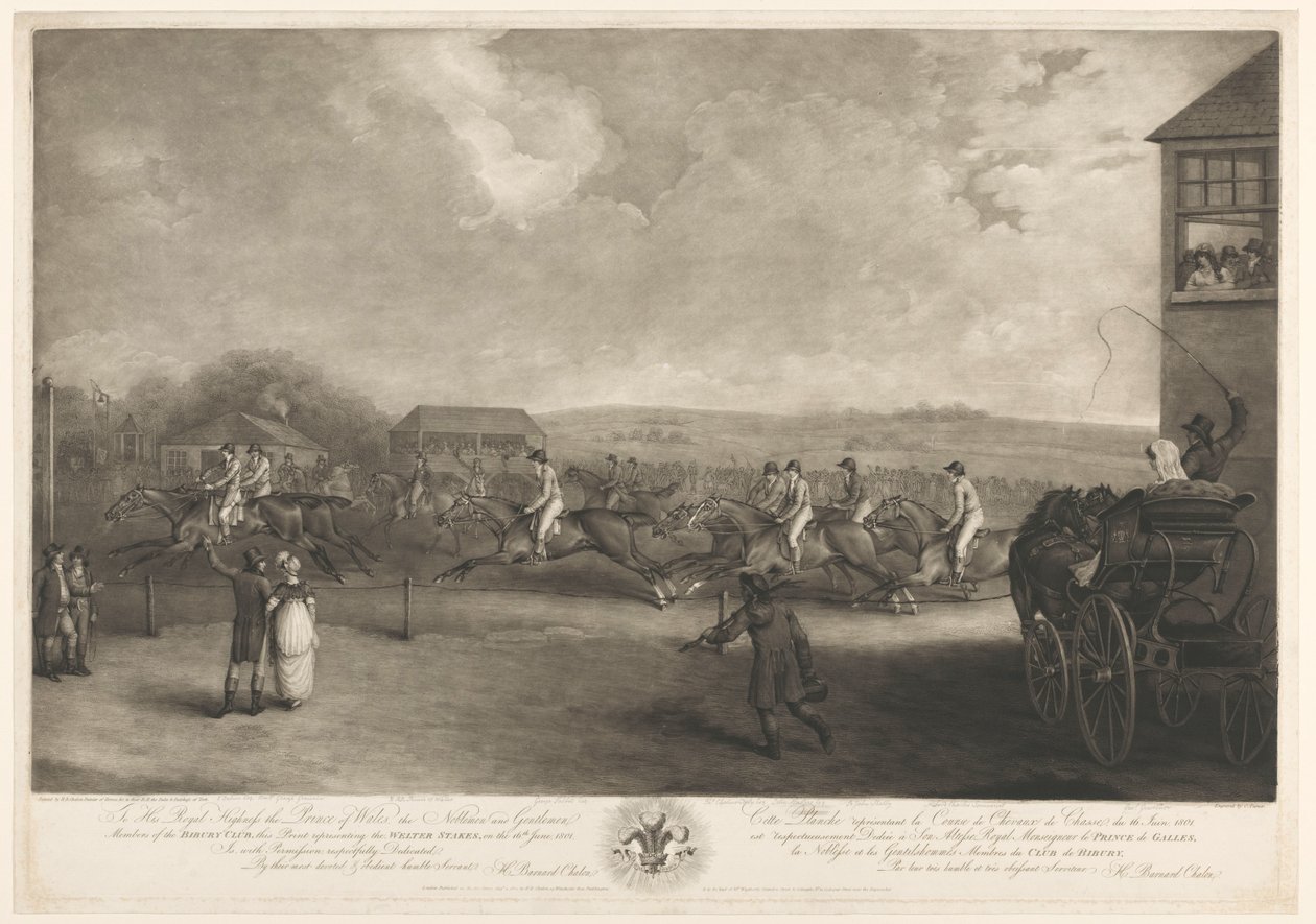 Corsa di cavalli a Welter Stakes il 16 giugno 1801 da Charles Turner