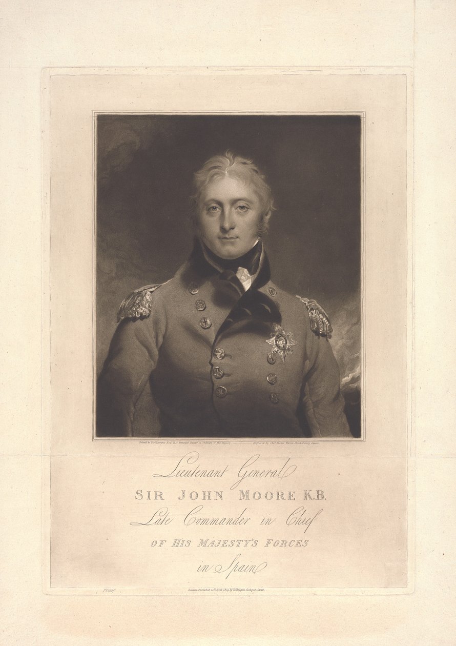 Sir John Moore da Charles Turner