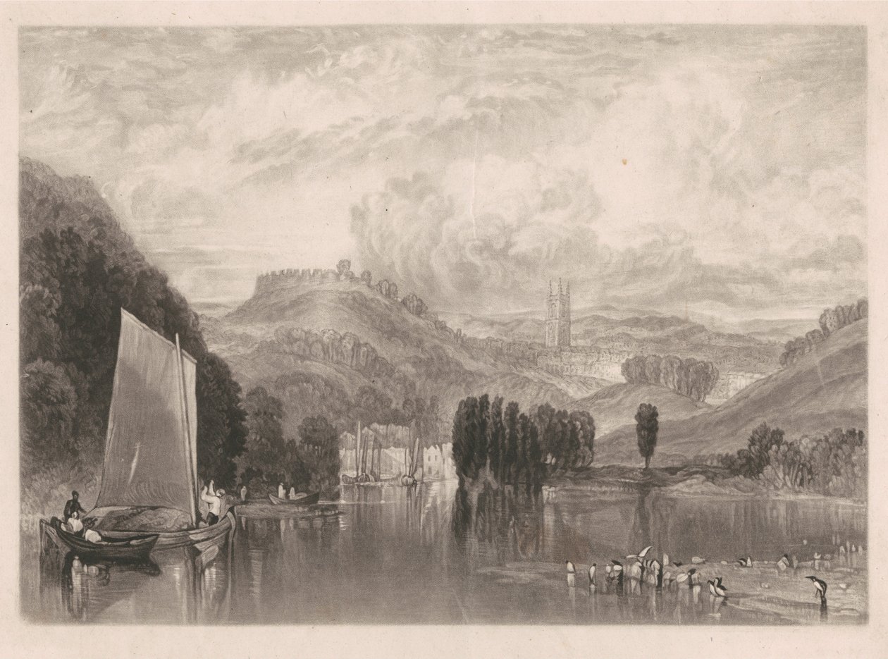 Totnes, sul fiume Dart da Charles Turner