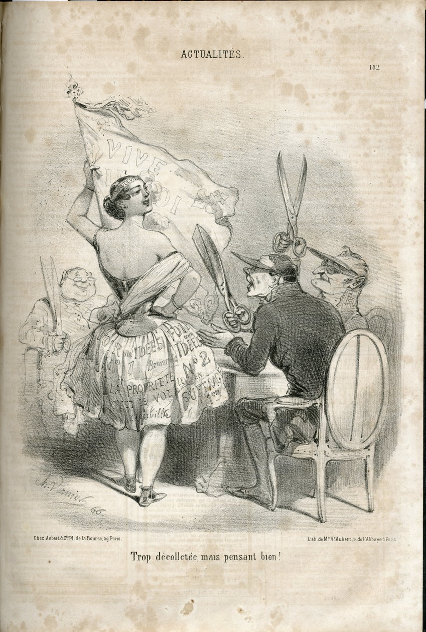 Illustrazione di Charles Vernier in Le Charivari da Charles Vernier