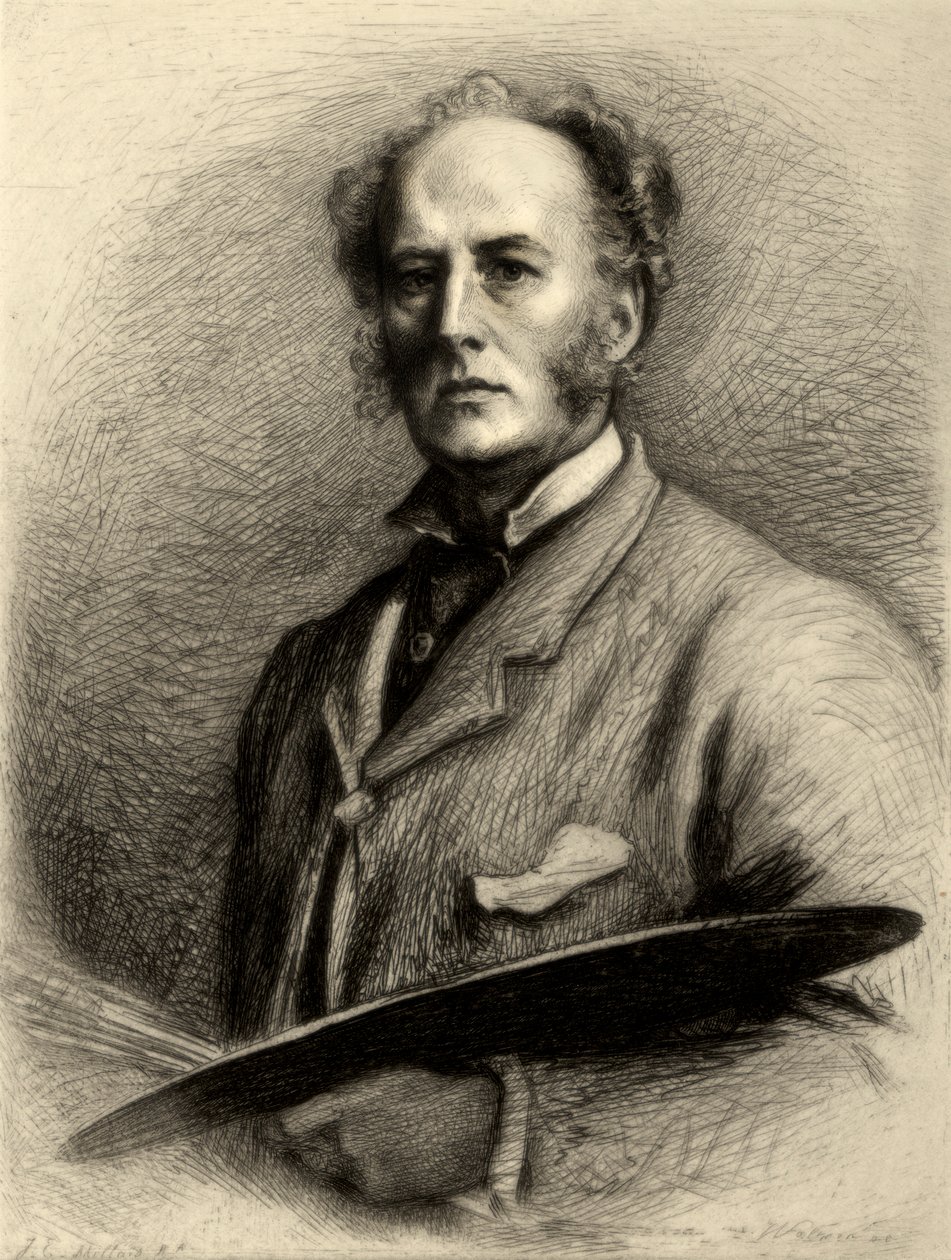 John Everett Millais, artista britannico, c. 1880-1882 da Charles Waltner