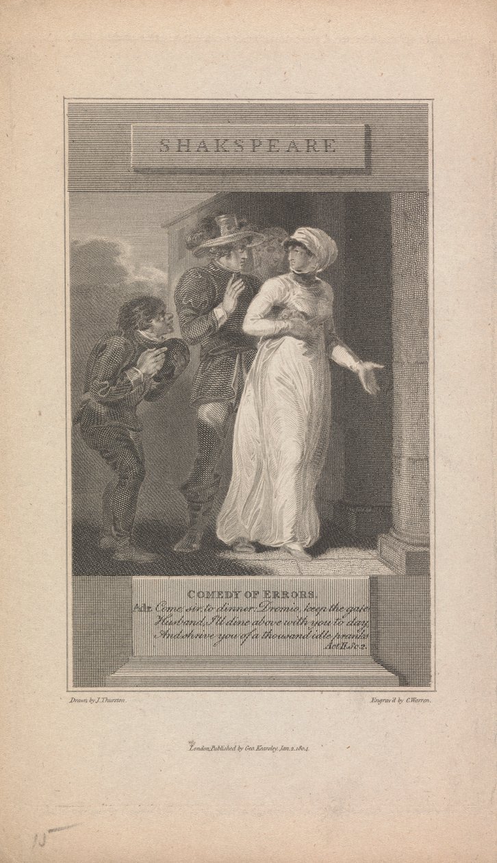 La commedia degli errori, Atto II Sc. 2 da Charles Warren