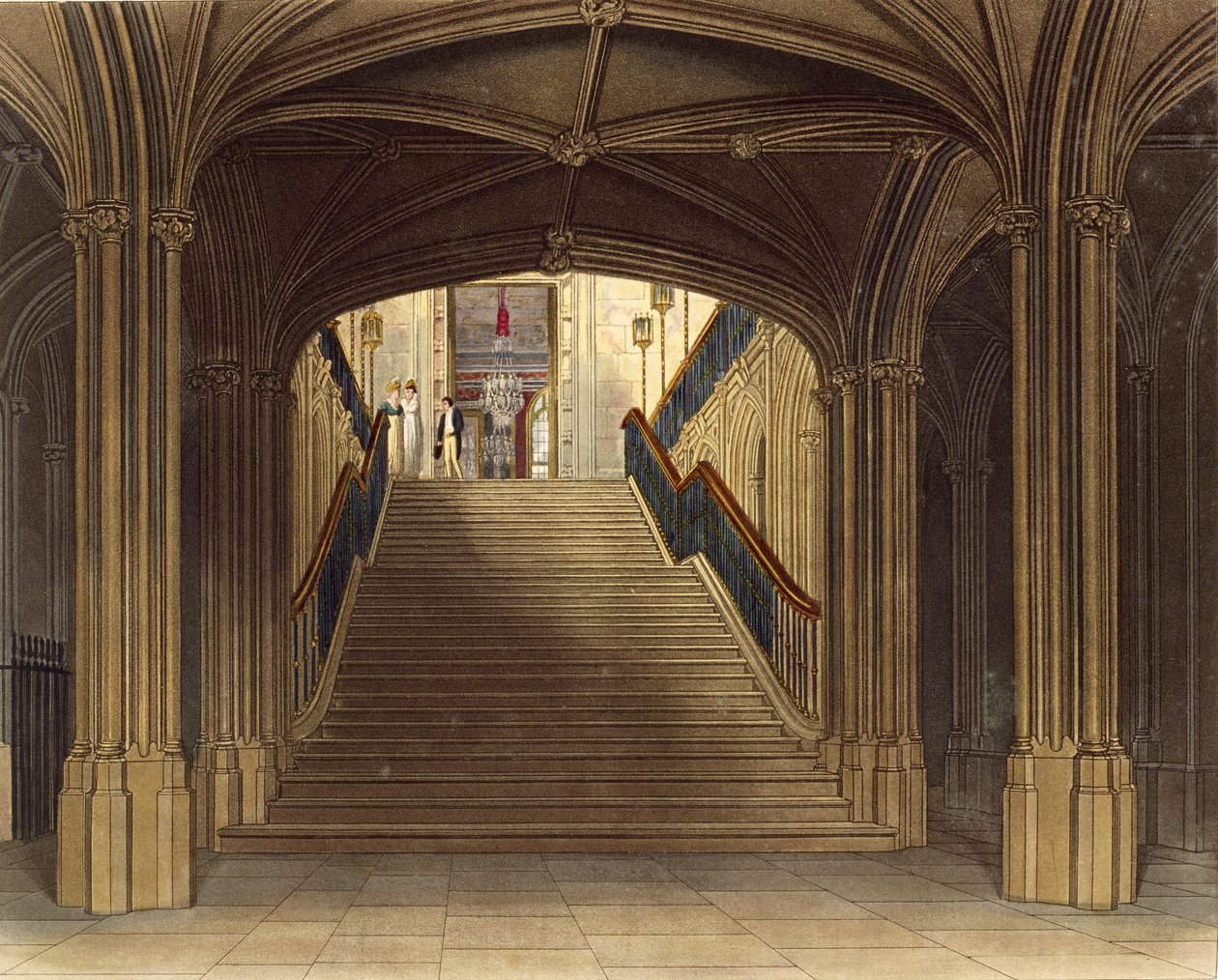 Una scala, Castello di Windsor, da 