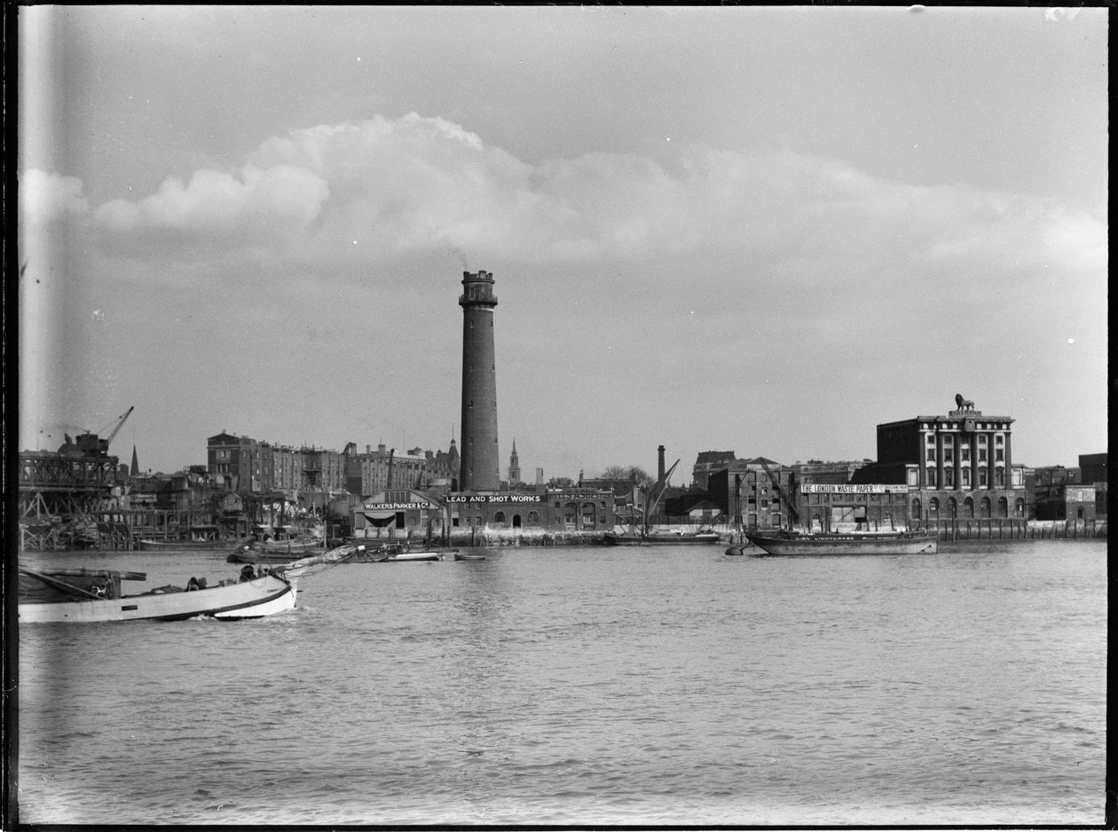 Torre di tiro e fabbrica di piombo, Belvedere Road, Lambeth, Greater London Authority da Charles William Prickett