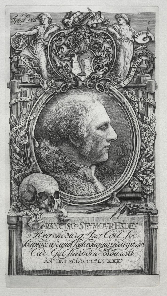 Hadeniana - Ritratto di Sir Francis Seymour Haden da Charles William Sherborn