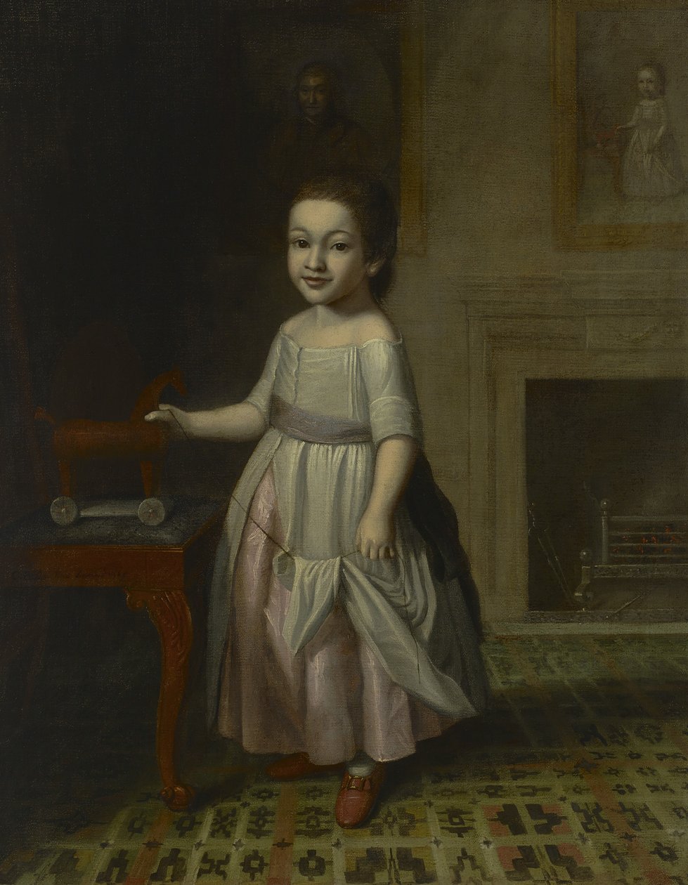 Ritratto di un ragazzo con un cavallo giocattolo, 1768 da Charles Willson Peale