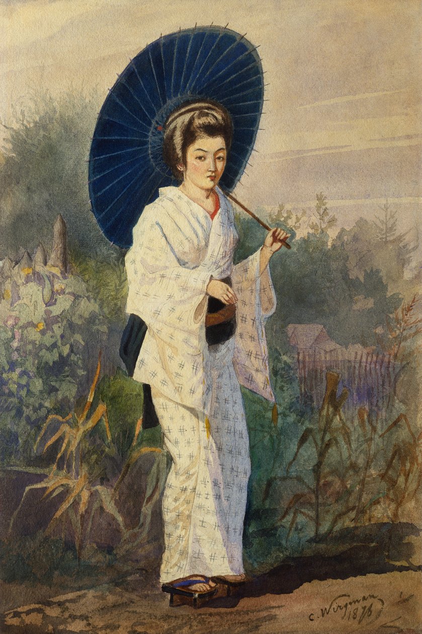 Una Donna Giapponese da Charles Wirgman