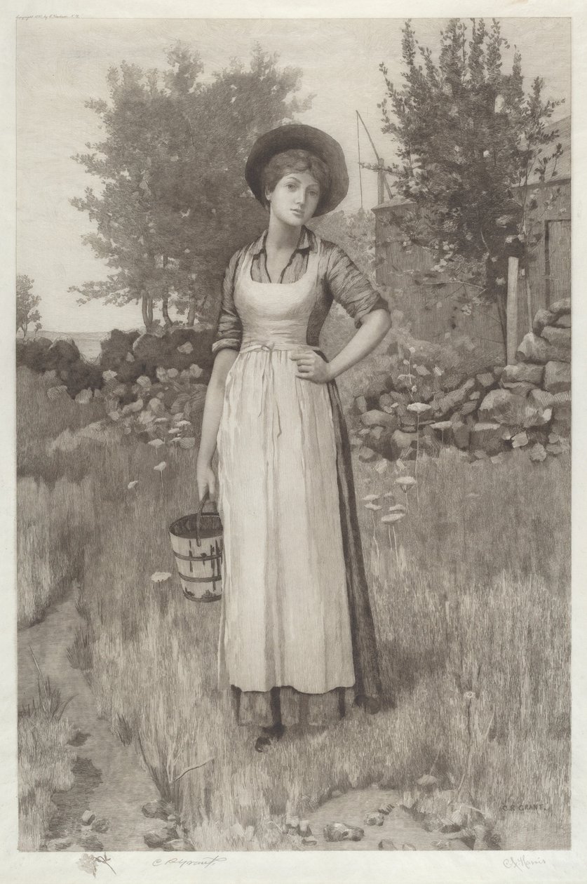 Senza titolo (Figlia del contadino) da Charles X. Harris