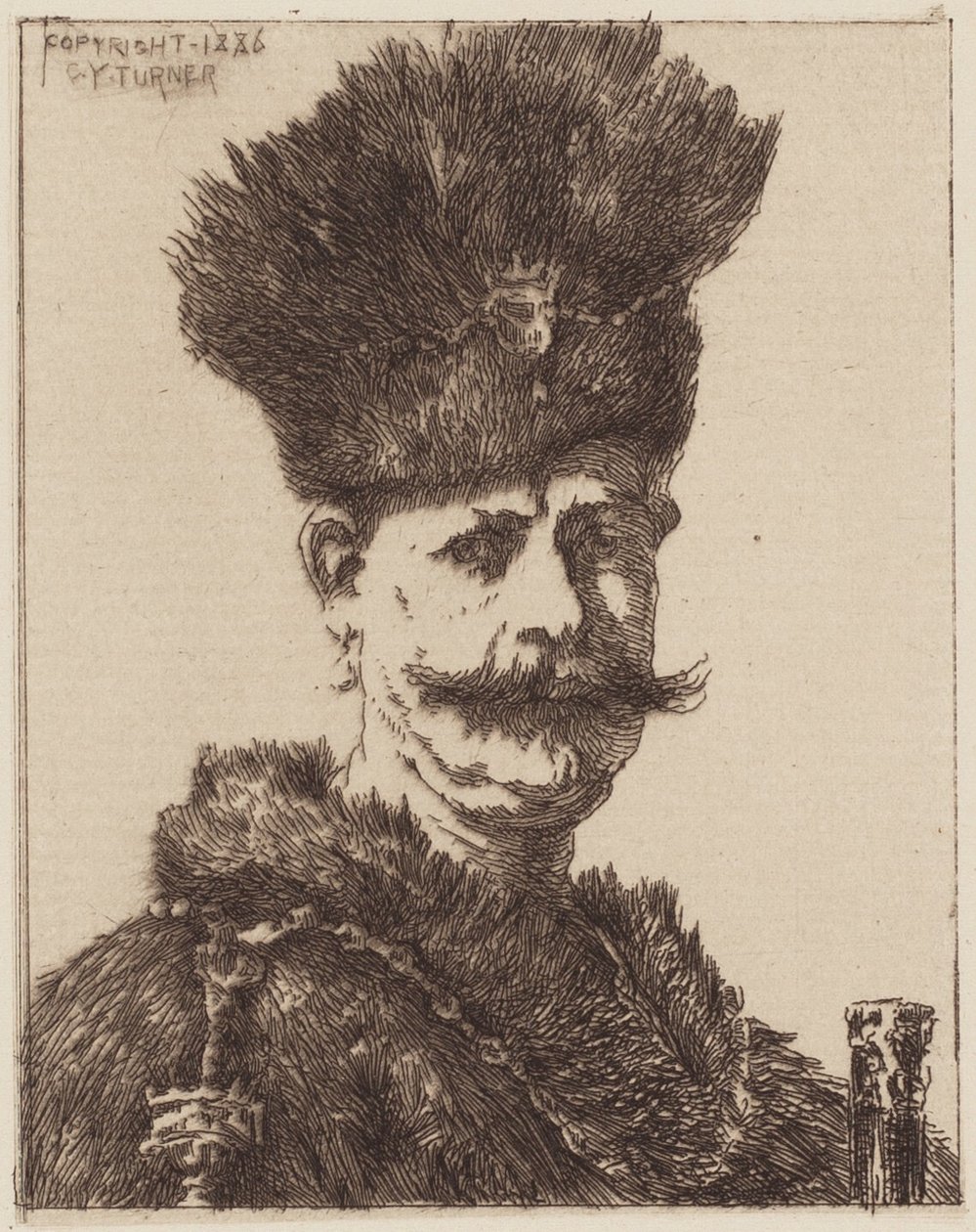 Ritratto di un Uomo da Charles Yardley Turner