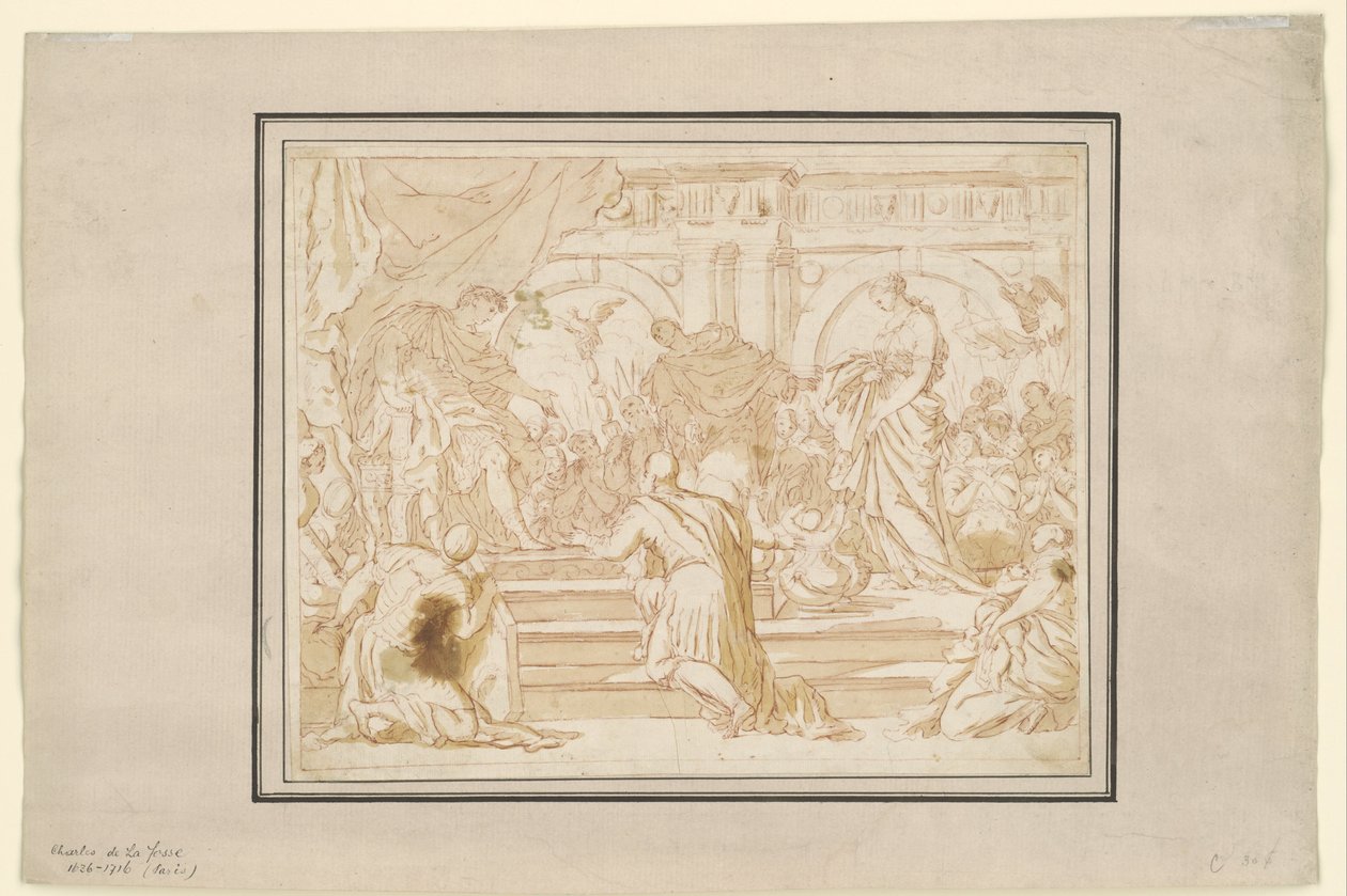 La magnanimità di Scipione da Charles de Lafosse (possibly)